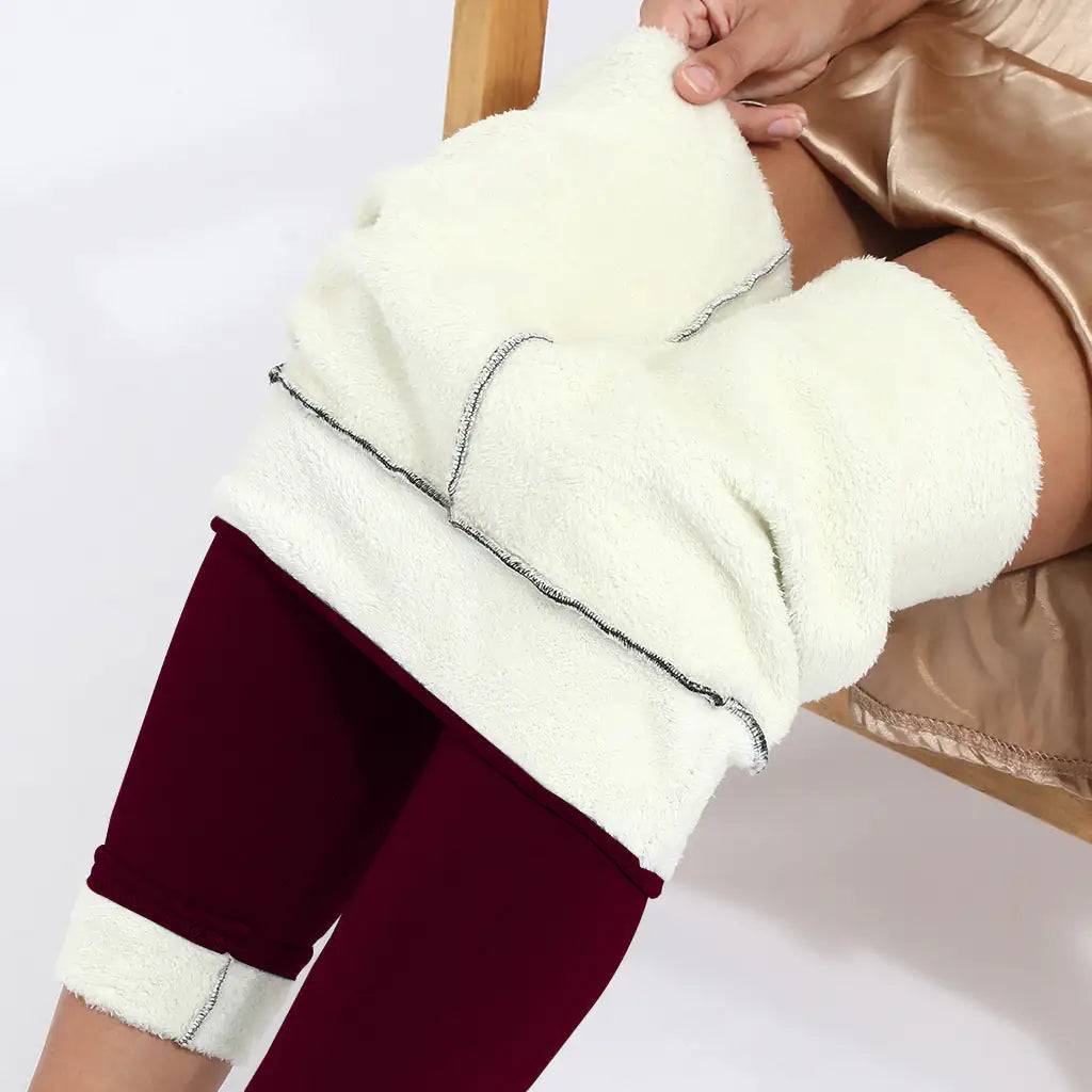 Warm Winter Leggings – Thick, Stretchy, Skinny Fit for Women
