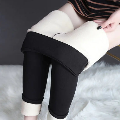 Warm Winter Leggings – Thick, Stretchy, Skinny Fit for Women